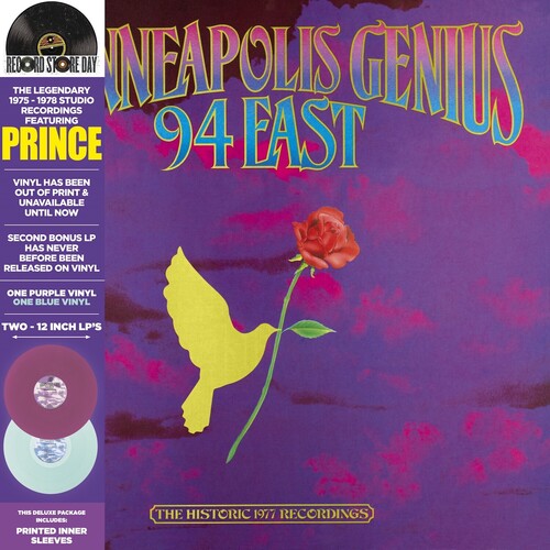 [PRE-ORDER] 94 East featuring Prince - Minneapolis Genius (Indie Exclusive  2xLP Purple + Blue Vinyl)