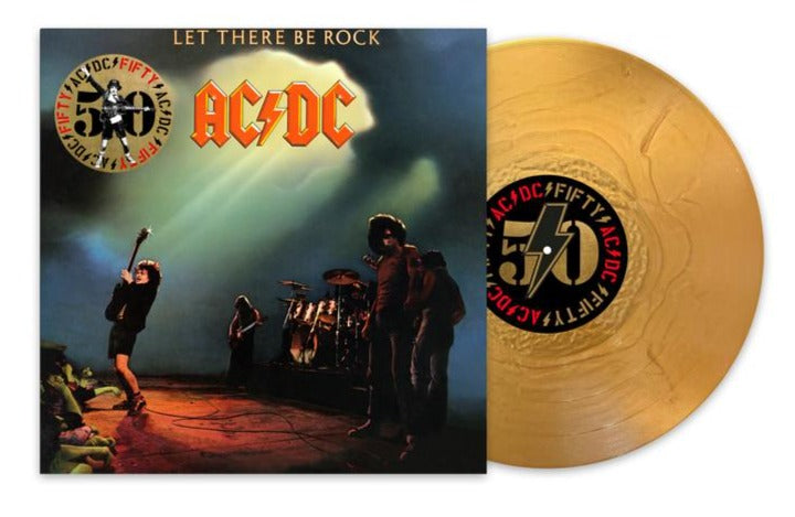 Order AC/DC - Let There Be Rock (50th Anniversary Edition Gold Vinyl)