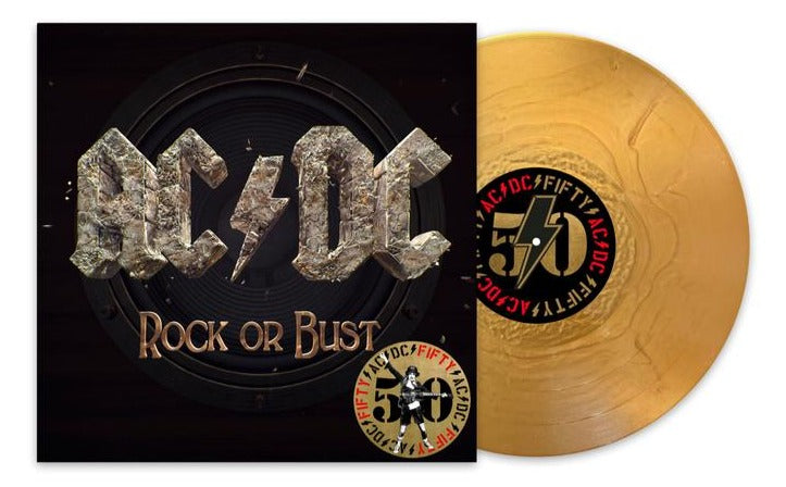Order AC/DC - Rock Or Bust (50th Anniversary Gold Vinyl)