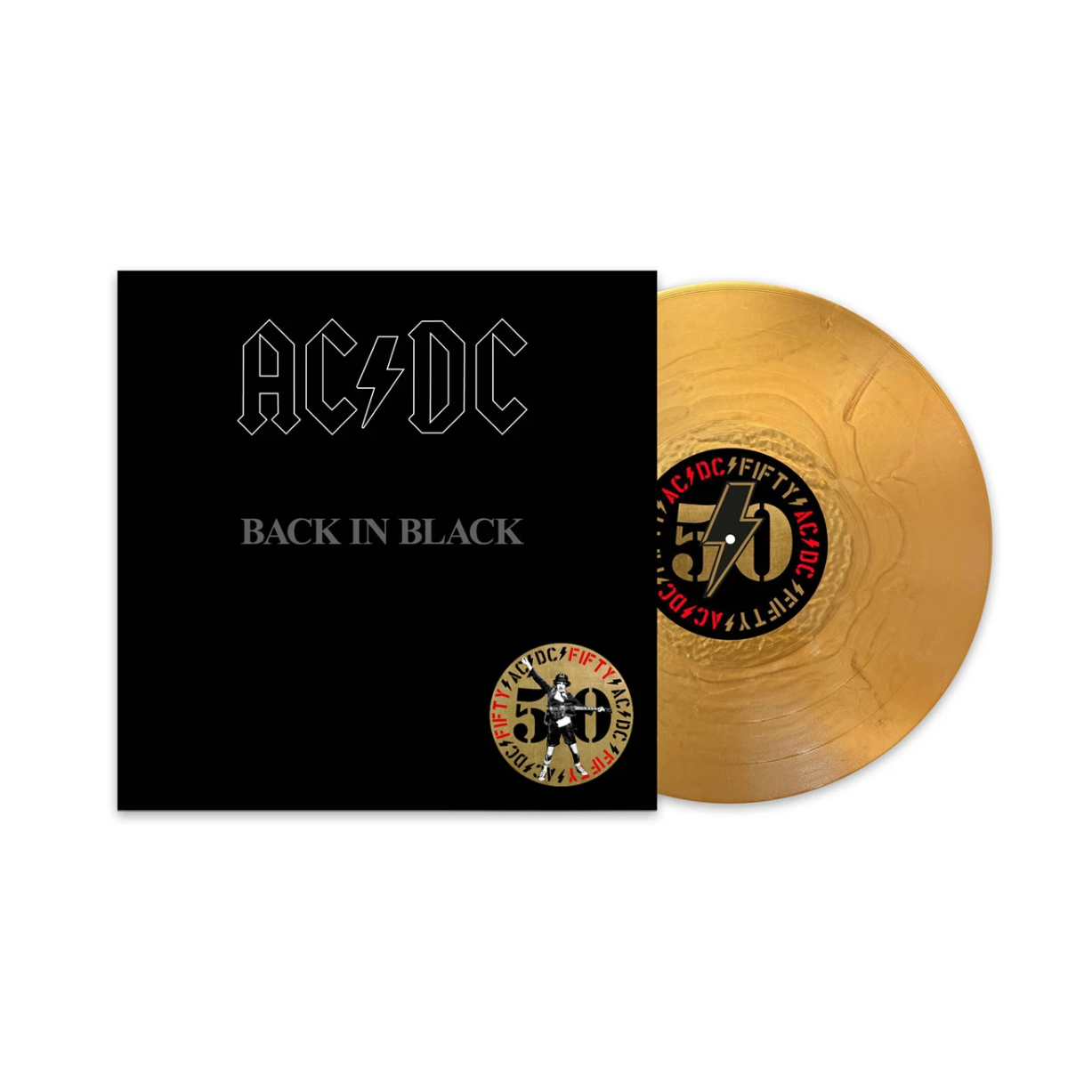 AC/DC - Back In Black (50th Anniversary Edition, Gold Color Vinyl)