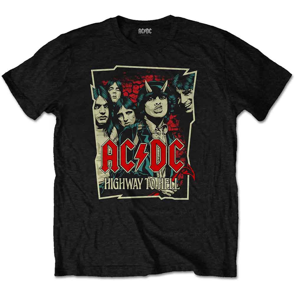 AC/DC - Highway To Hell Sketch Black