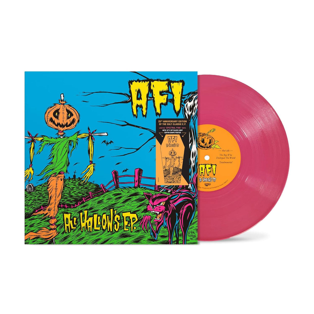 Order AFI - All Hallow's E.P. (25th Anniversary Edition) (45rpm 10" Spectral Pink Vinyl EP)