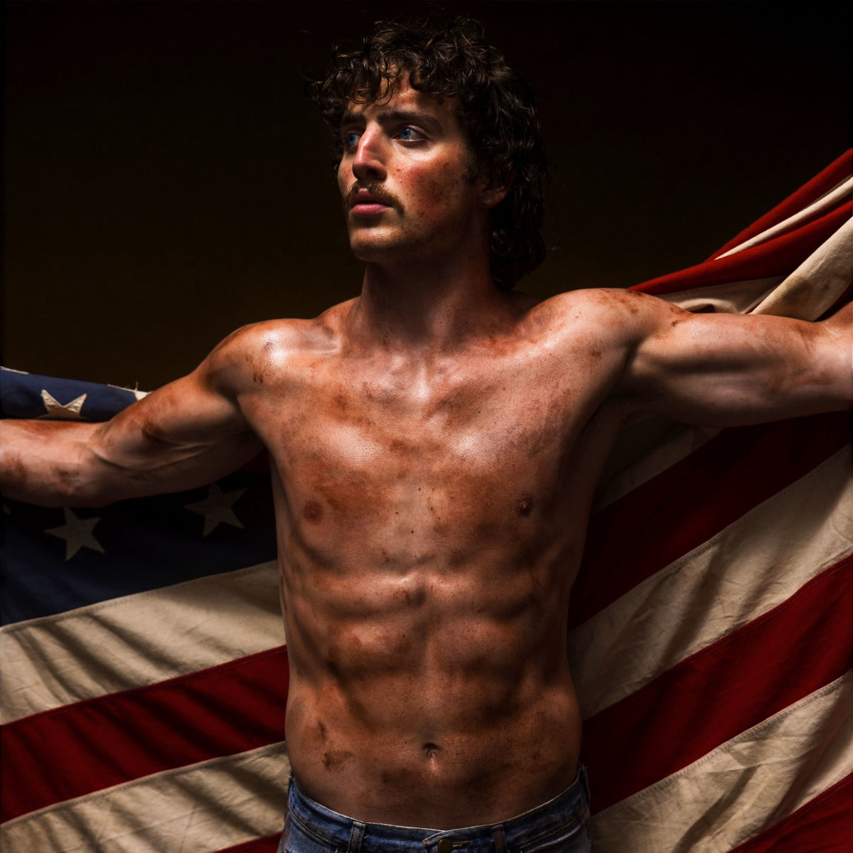 Benson Boone - American Heart (Red, White, And Blue Marble Vinyl)