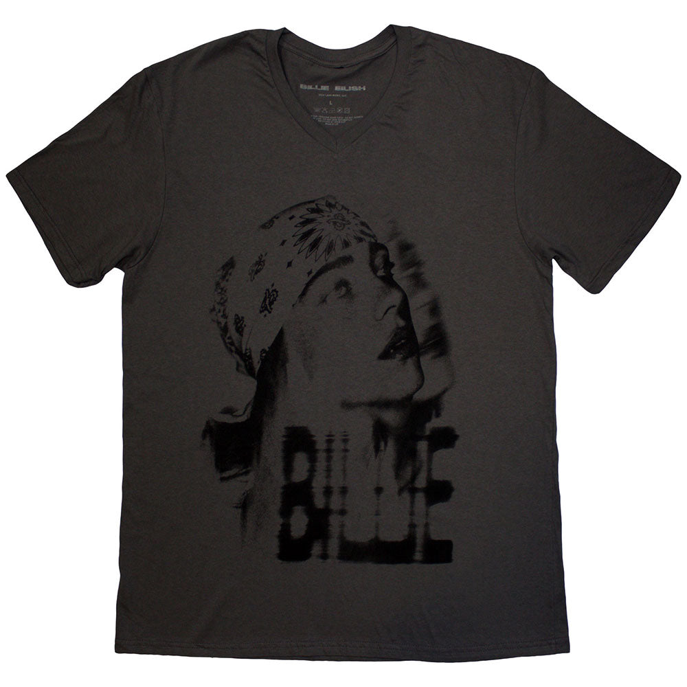 Billie Eilish - Tonal Bandana Photo Grey