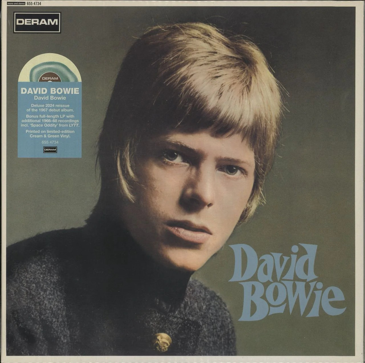 David Bowie - David Bowie (Limited Edition, Cream & Green Swirl Colored Vinyl) (2 Lp's) (Vinyl)