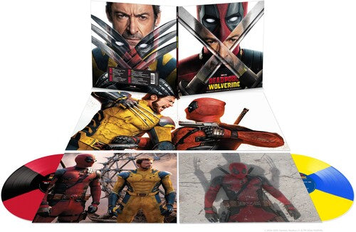 Buy Deadpool & Wolverine Soundtrack (Black/Red & Yellow/Blue 2xLP Vinyl)