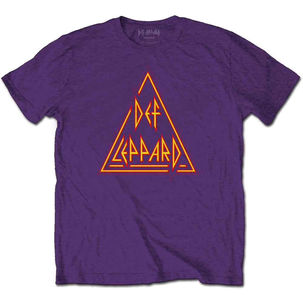 Def Leppard - Classic Triangle Logo Purple