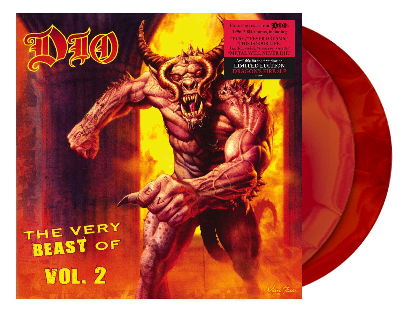 Dio - The Very Best Of Dio, Vol. 2 ("Dragon's Fire" Colored Vinyl) (2 LP)