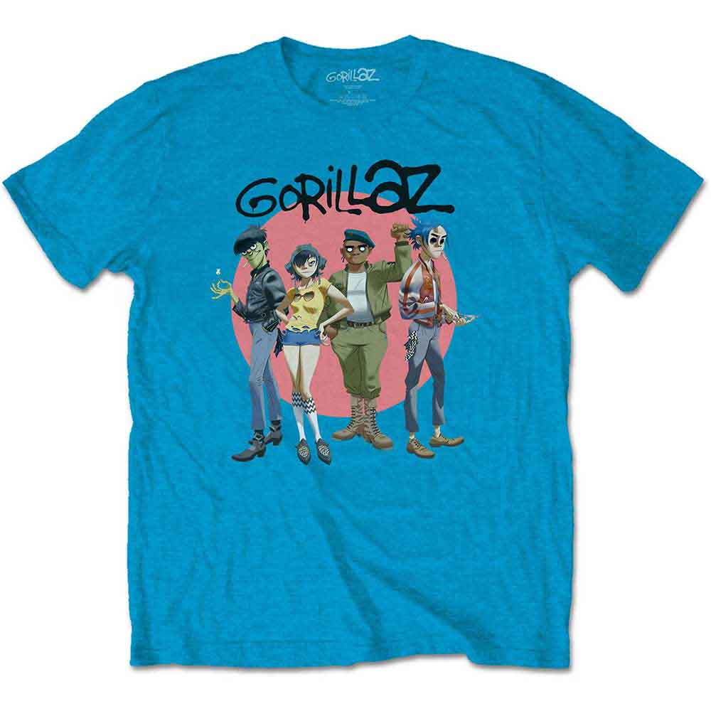 Gorillaz - Group Circle Rise Blue