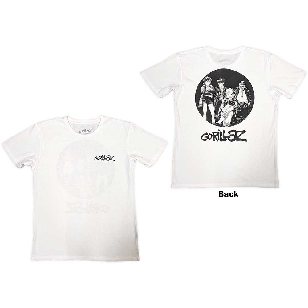 Gorillaz - Song Machine Brush Logo White