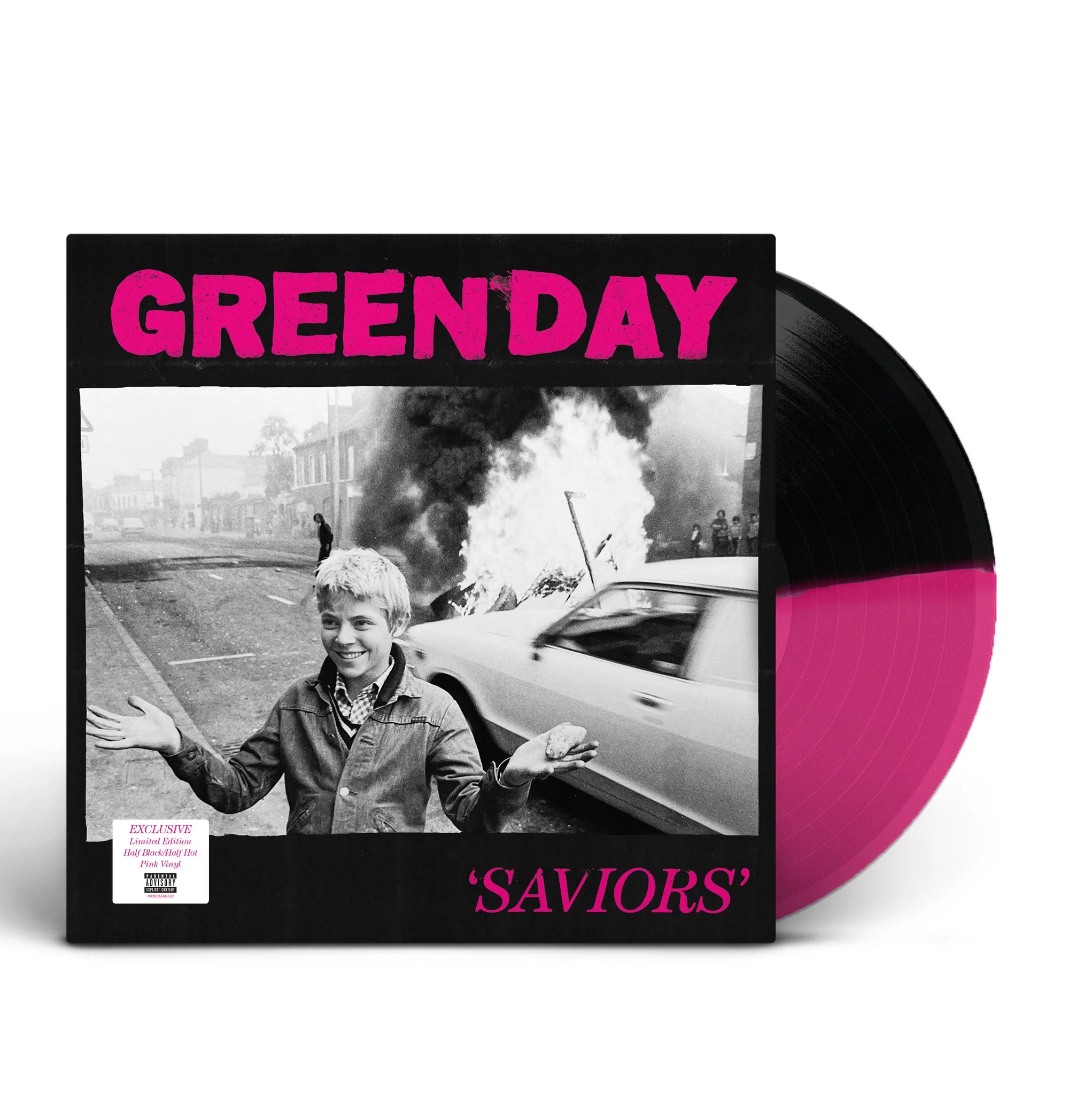 Green Day - Saviors (Indie Exclusive, Limited Edition Magenta & Black