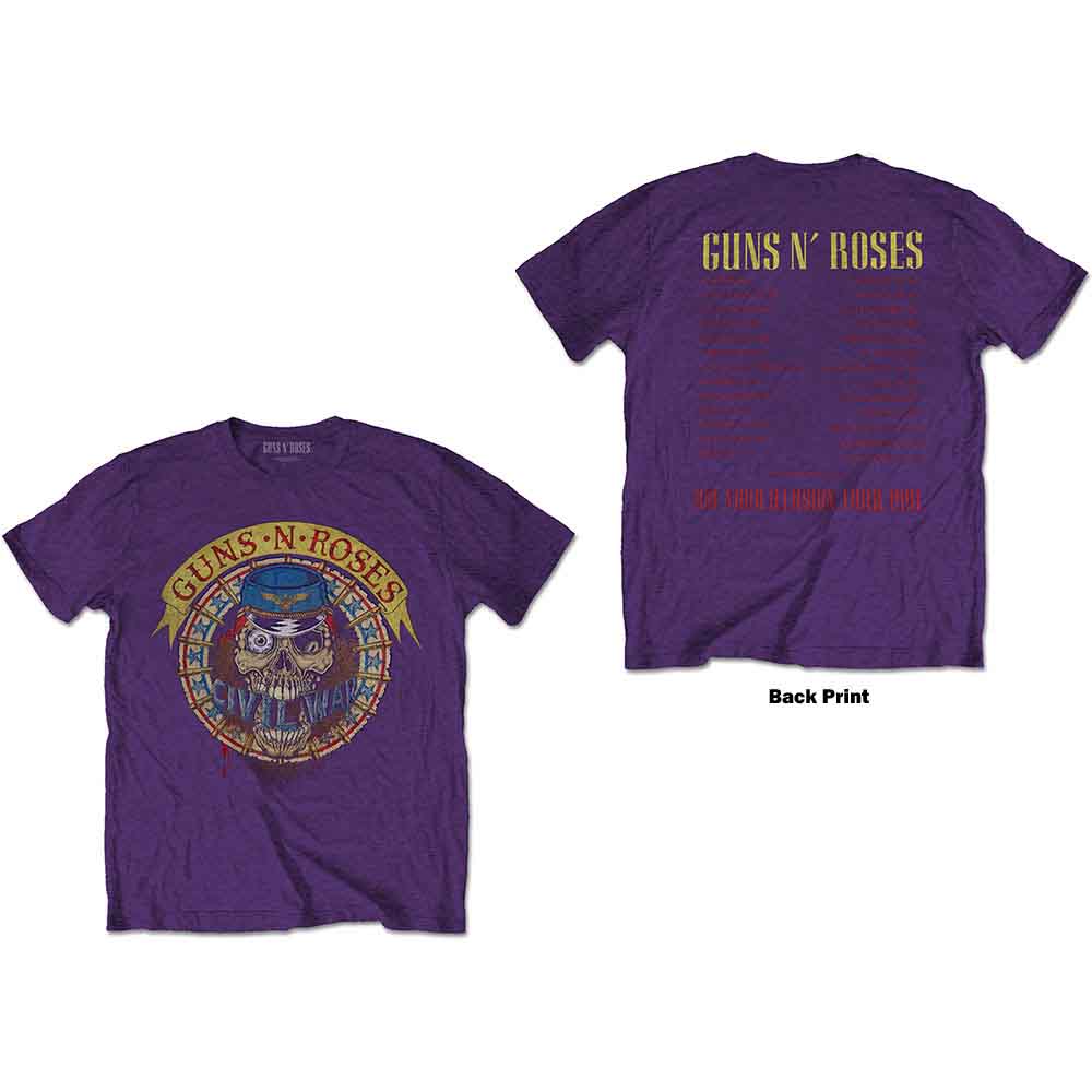 Guns N' Roses - Skull Circle Purple