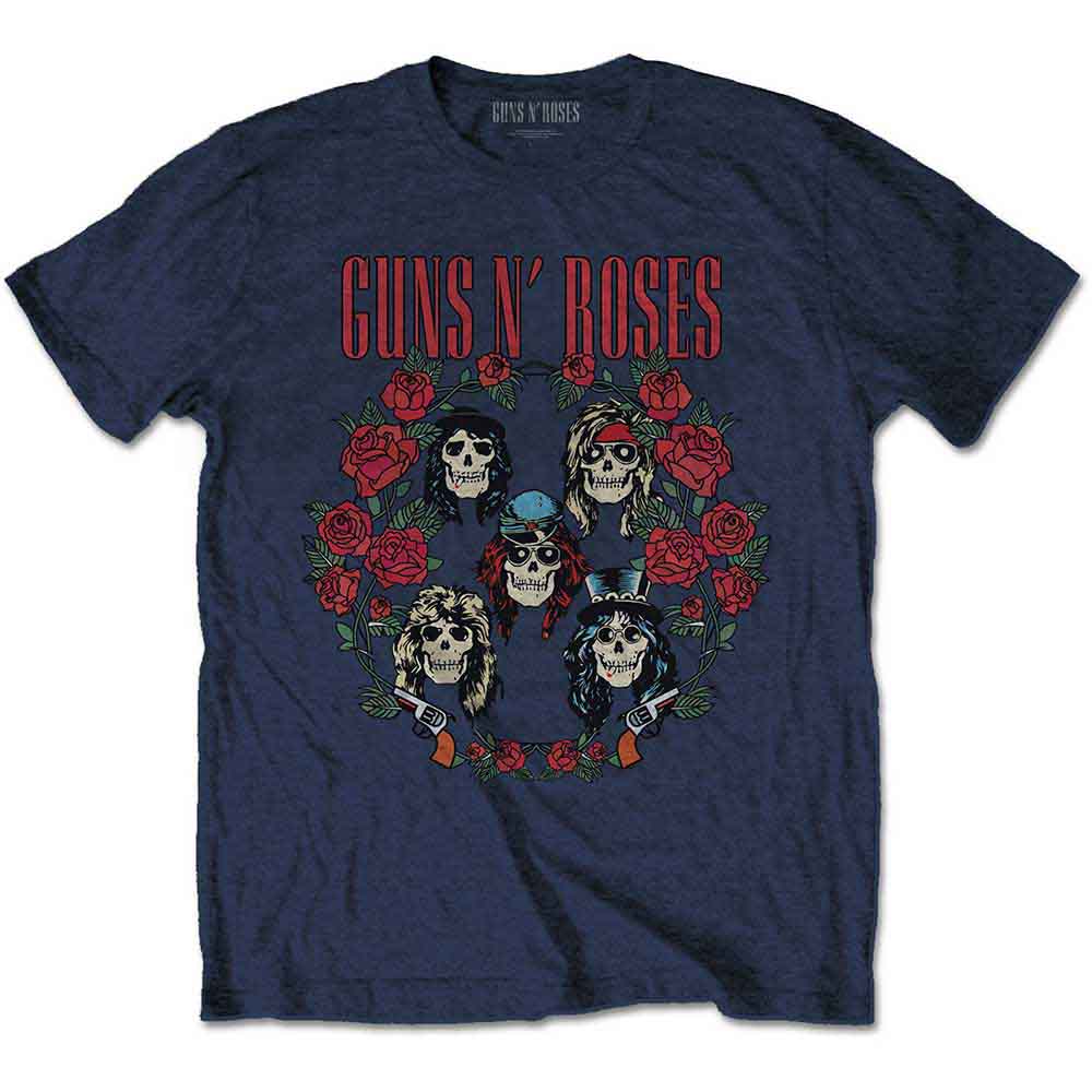 Guns N' Roses - Skulls Wreath Blue
