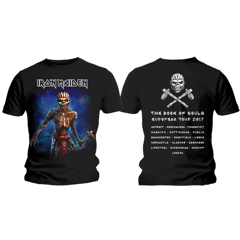 Iron Maiden - Axe Eddie Book of Souls European Tour V.2 Black