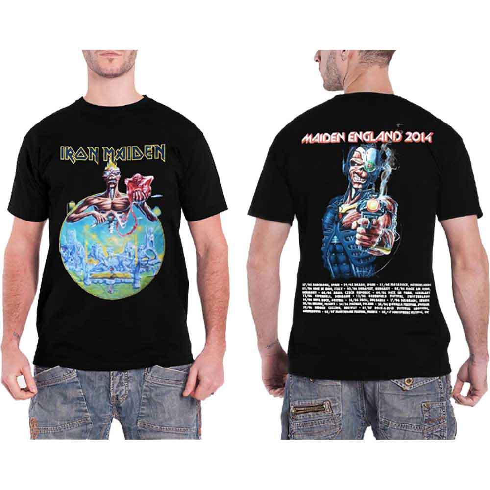 Iron Maiden - England 2014 Tour Black