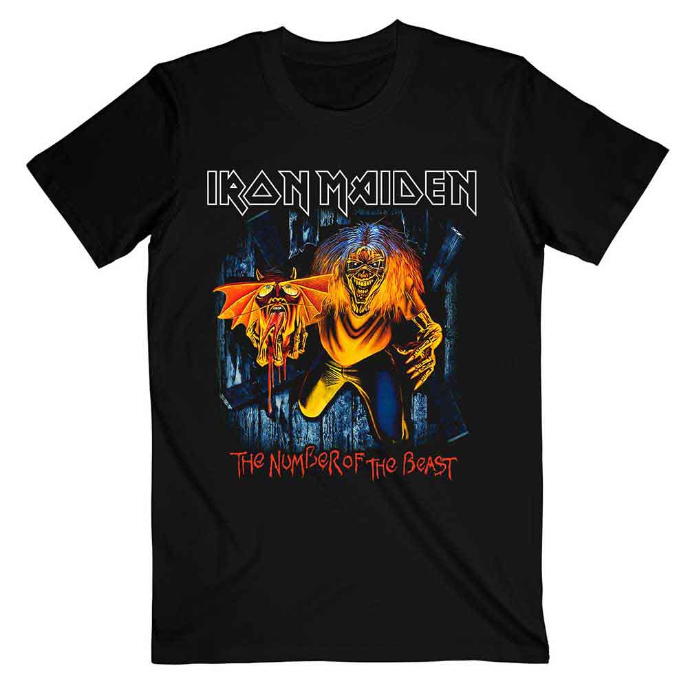 Iron Maiden - Number Of The Beast Eddie Panel Burst Black