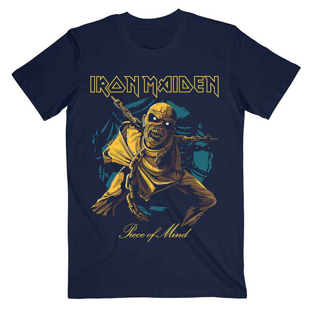 Iron Maiden - Piece of Mind Gold Eddie Blue