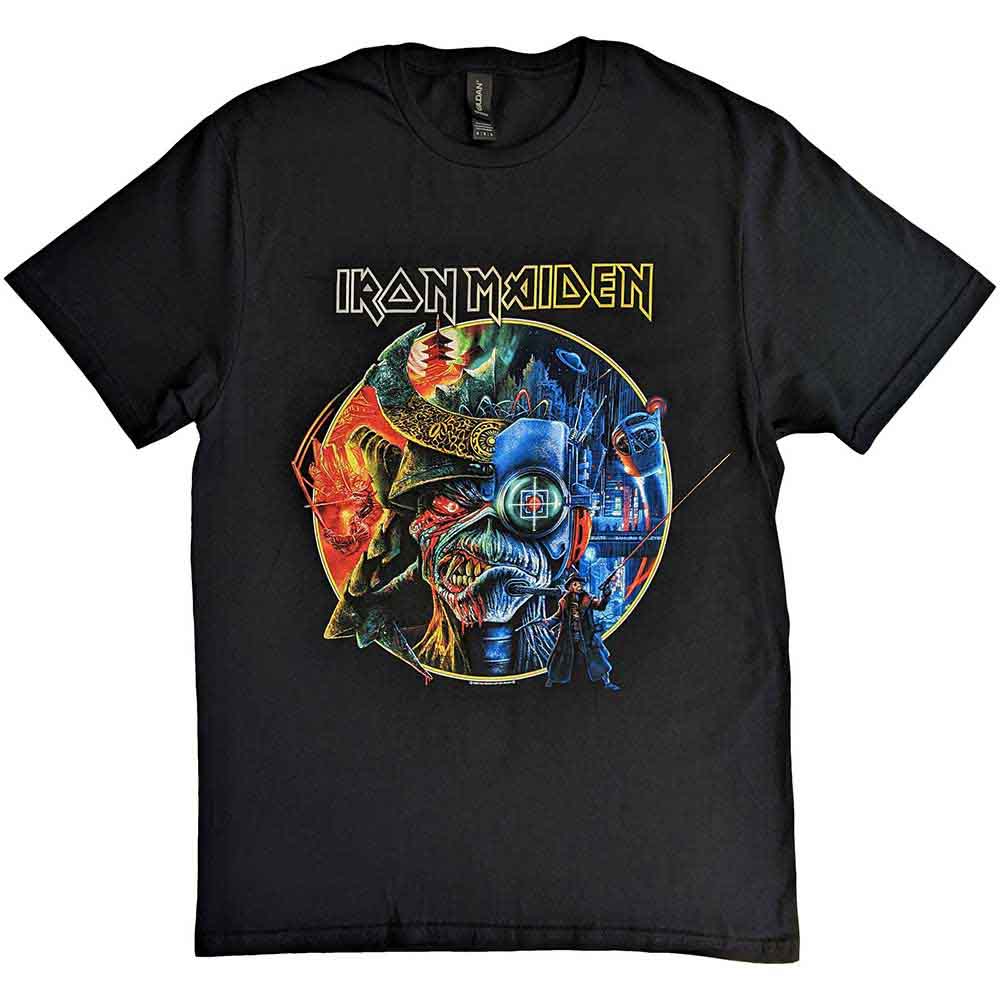 Iron Maiden - The Future Past Tour '23 Circle Art Black