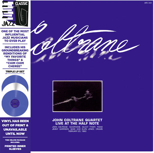 Order John Coltrane Quartet - Live At The Half Note (3xLP Blue/White Vinyl)
