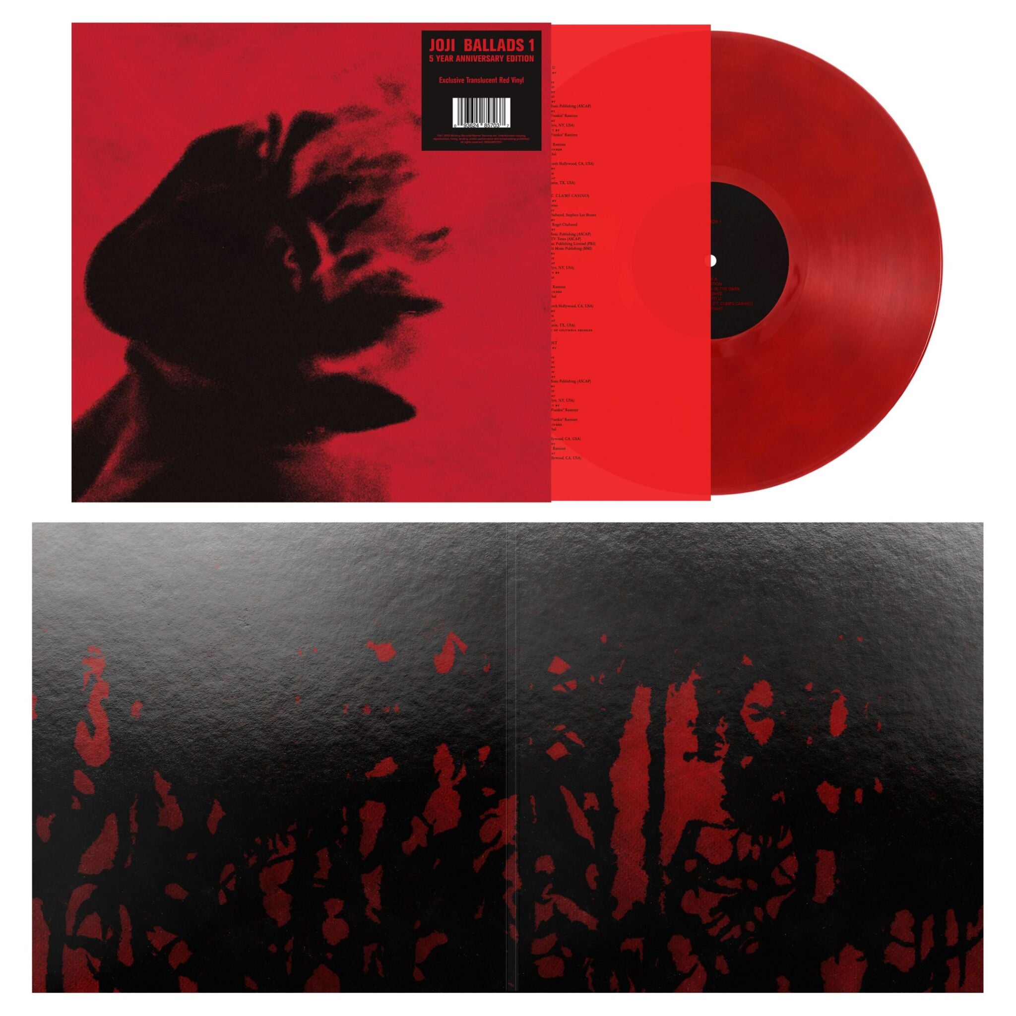 Order Joji - BALLADS 1 (5-Year Anniversary, Indie Exclusive Limited Translucent Red Vinyl)