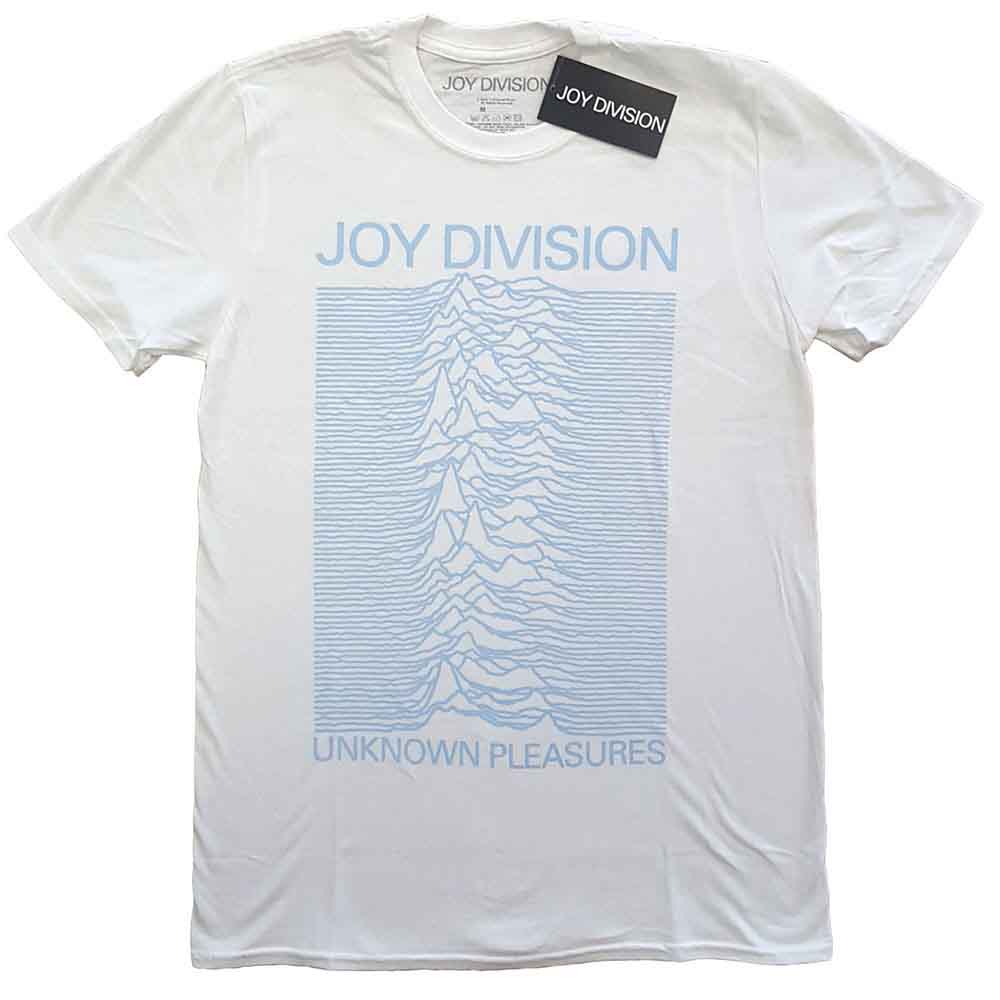 Joy Division - Unknown Pleasures Blue on White White