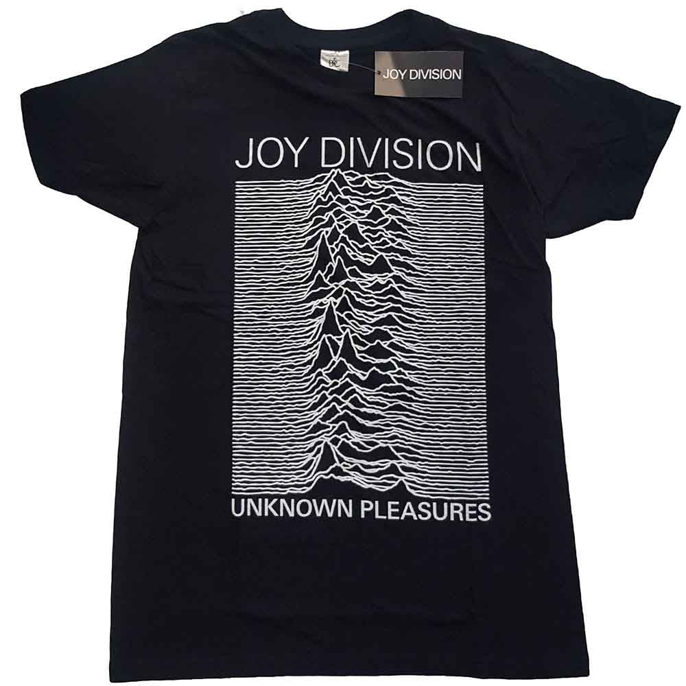 Joy Division - Unknown Pleasures White On Black Black