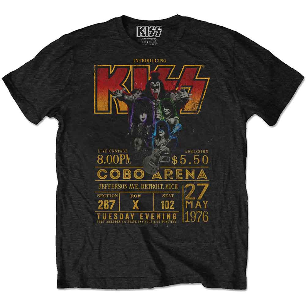 Kiss - Cobo Arena '76 Black