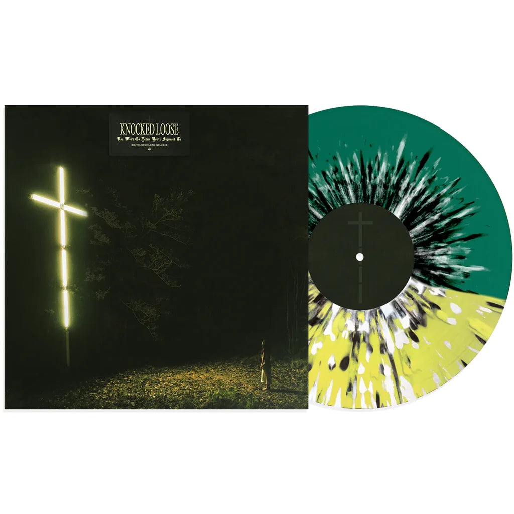 Order Knocked Loose - You Won't Go Before You're Supposed To (Indie Exclusive, Half Green / Half Yellow w/ Black & White Splatter Vinyl)