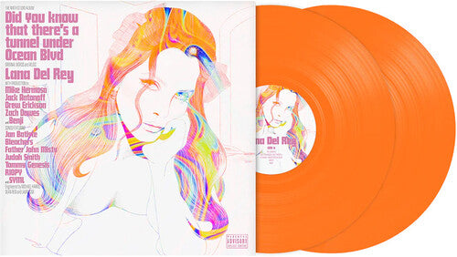 Order Lana Del Rey - Did You Know That There's A Tunnel Under Ocean Blvd (Limited Coachella Edition 2xLP Orange Vinyl)