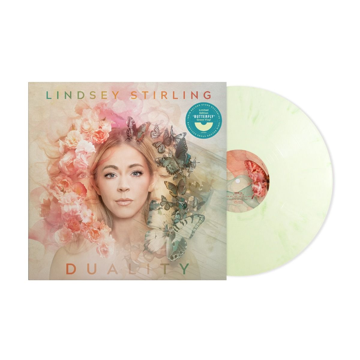 Order Lindsey Stirling - Duality (Indie Exclusive, Limited Edition Butterfly Green Vinyl)