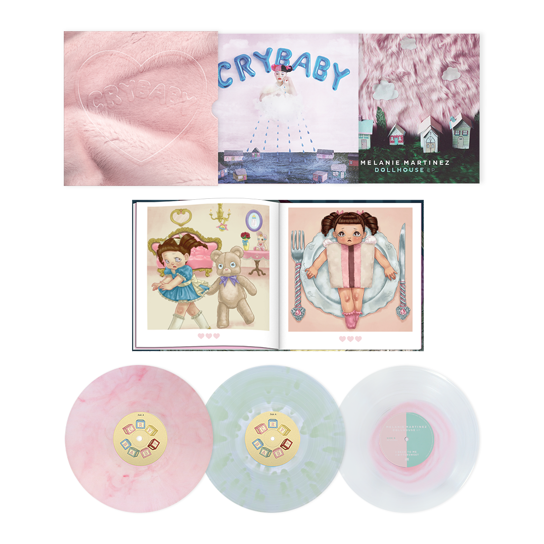 Melanie Martinez - Cry Baby: 10th Anniversary Edition (Clear Vinyl, Coke Bottle Green, Pink, Special Edition) (3 Lp's)