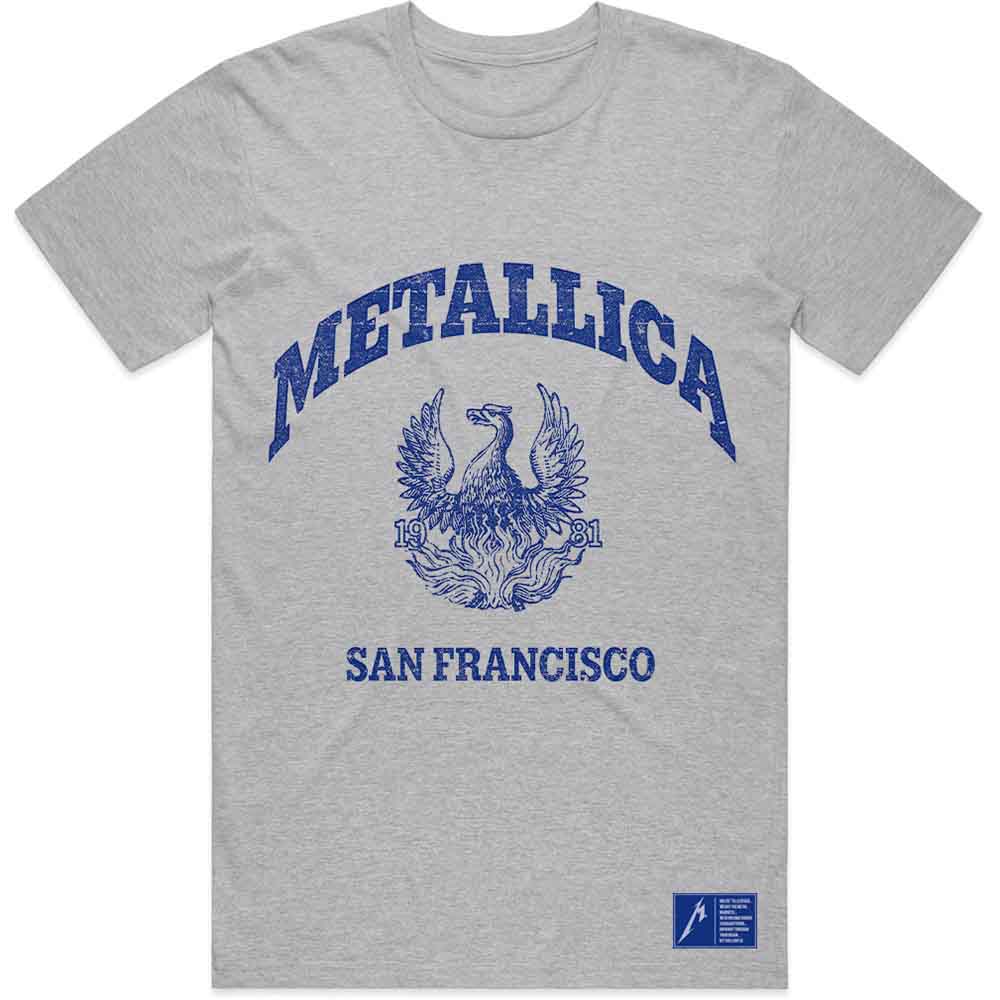 Metallica - College Crest Grey