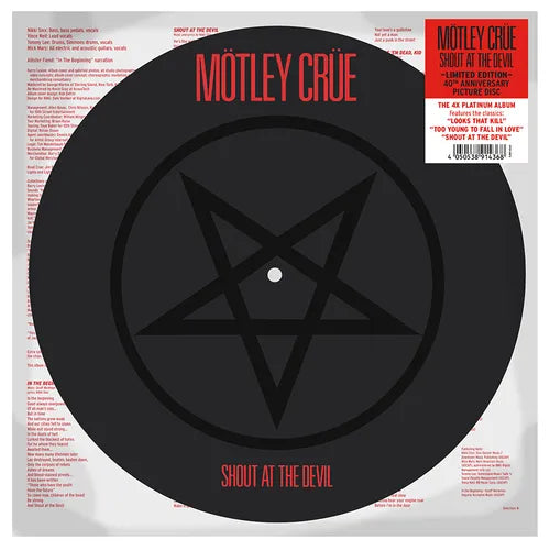 Buy Motley Crue - Shout At The Devil (Limited Edition, Picture Disc Vinyl)