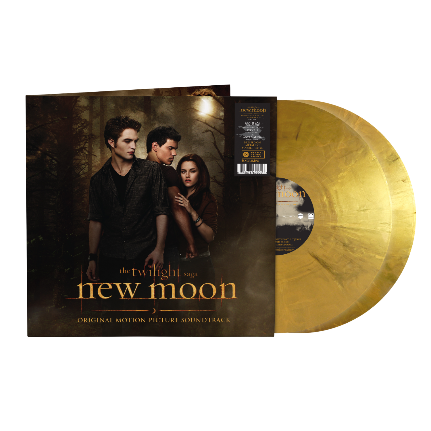 [PRE-ORDER] New Moon Original Motion Picture Soundtrack (2xLP Metallic  Marble Vinyl)