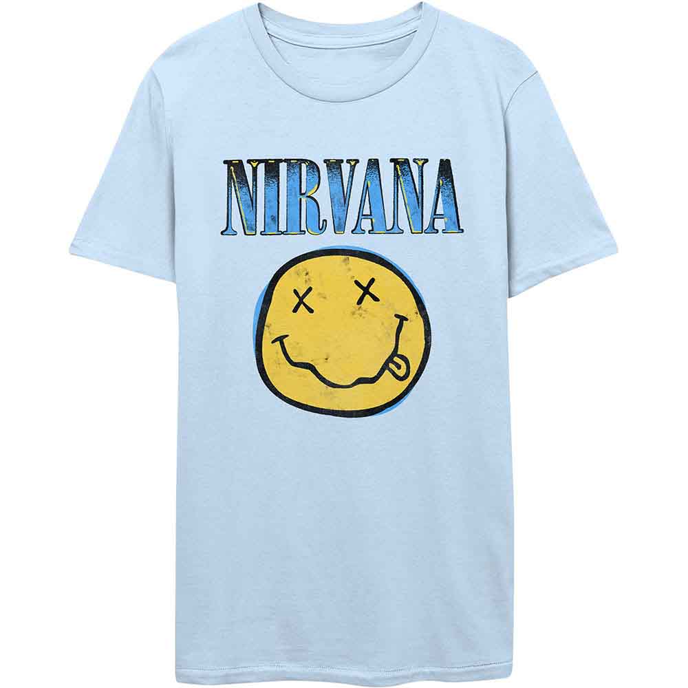 Nirvana - Xerox Happy Face Blue Blue
