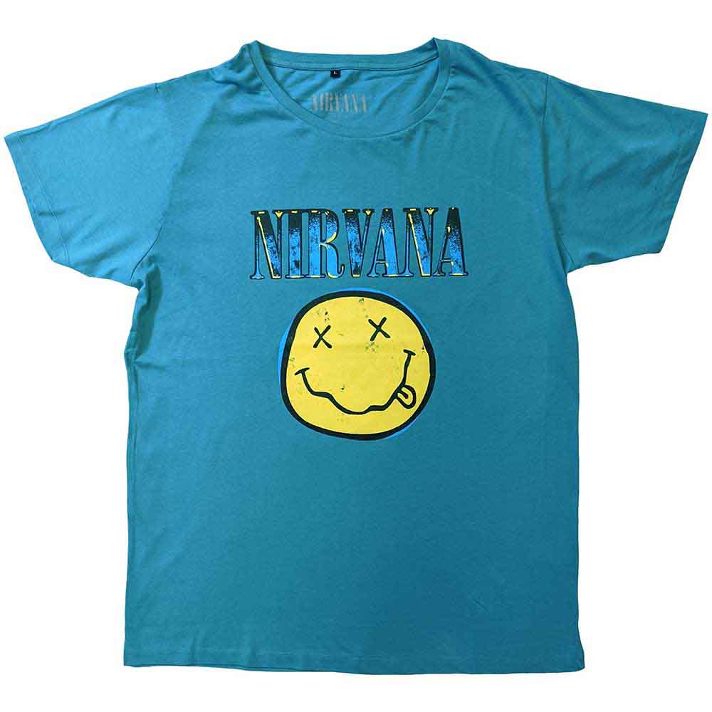 Nirvana - Xerox Happy Face Blue