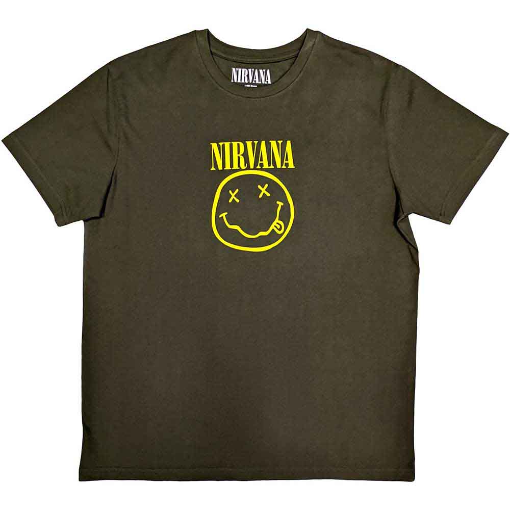 Nirvana - Yellow Happy Face Green