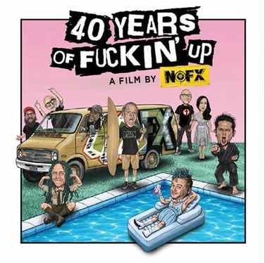 NOFX - 40 Years of Fuckin' Up (Original Soundtrack) (Vinyl Voice Edition) (Turquoise Vinyl) (2 LP)