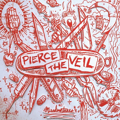 Pierce The Veil - Misadventures (Indie Exclusive, Limited Edition, Colored Vinyl, Red, Silver)