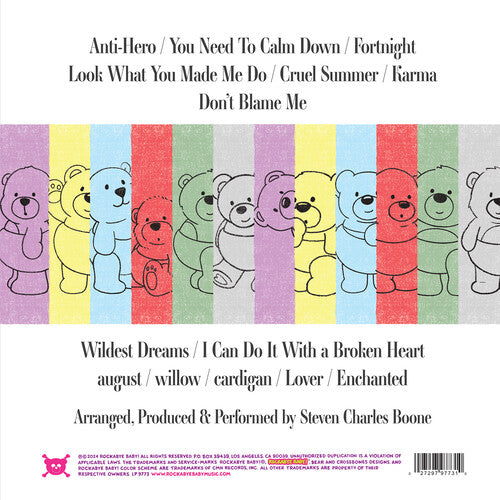 Order Rockabye Baby! - Lullaby Renditions Of Taylor Swift Volume 2 (Clear + Purple Color-in-Color Vinyl)