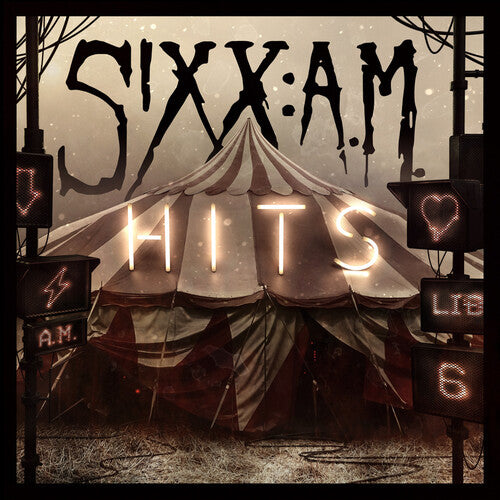 Sixx: A.M. - Hits (Translucent Red with Black Smoke Vinyl) (Colored Vinyl, Red, Black, 180 Gram Vinyl) (2 Lp's)