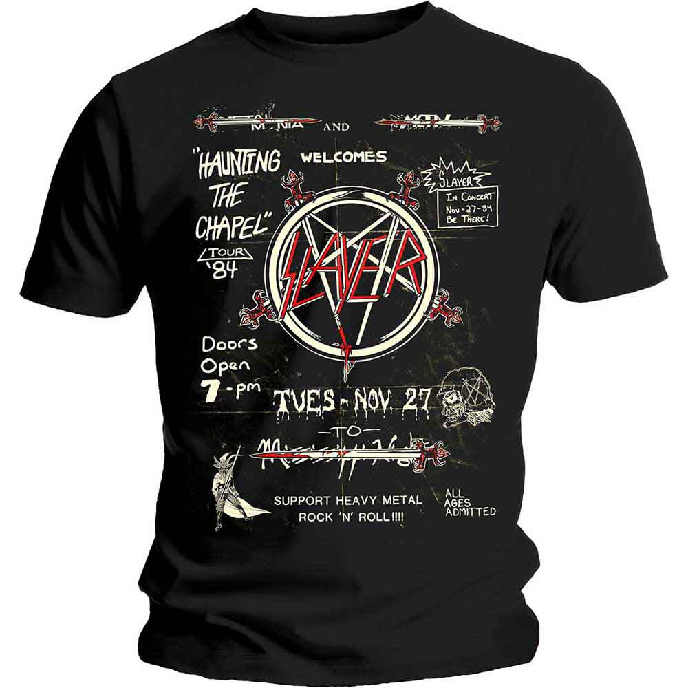 SLAYER - Haunting 84 Flier Black