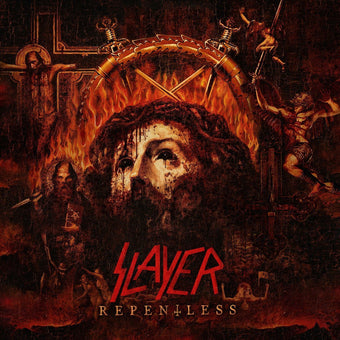 Order Slayer - Repentless (Transparent Red w/ Orange & Black Splatter Vinyl)