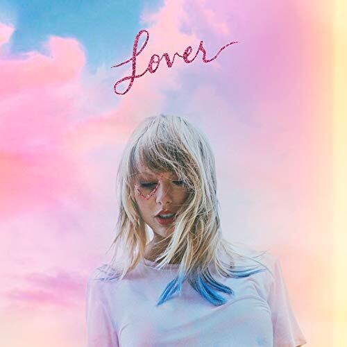 洋楽 Taylo Swift Lover 2 Coloured Vinyl Taylor Swift - Lover 2 LP Blue and Pink Colored Vinyl Record