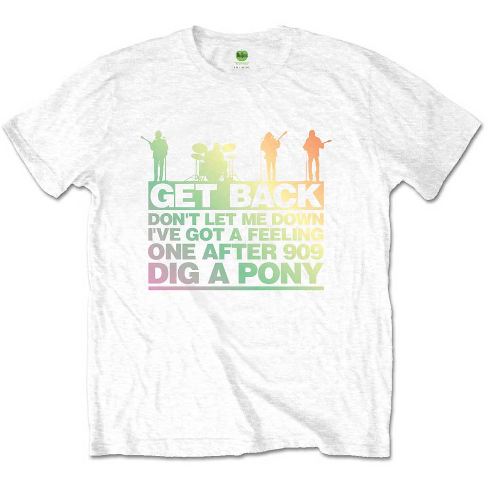 The Beatles - Get Back Gradient White