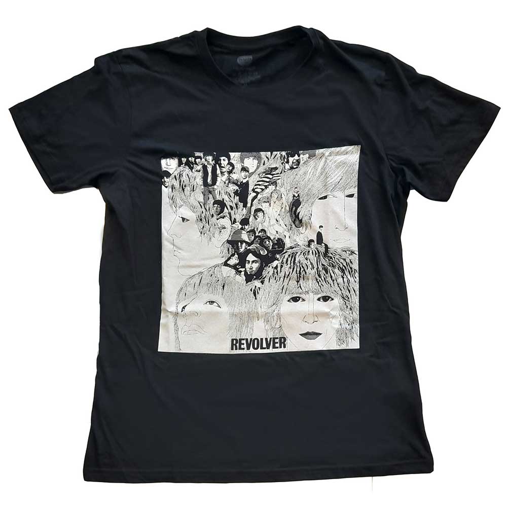 The Beatles - Revolver Album Cover Black