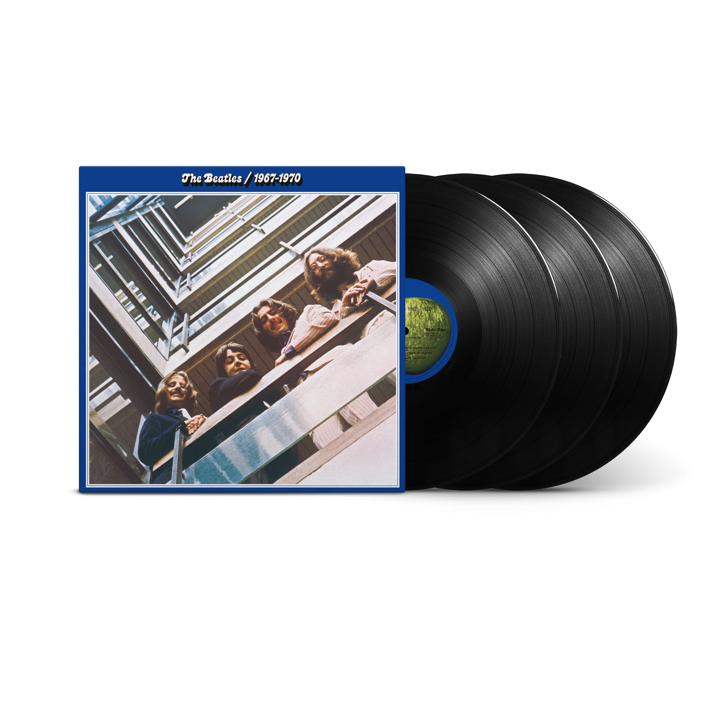 The Beatles - The Beatles 1967-1970 (The Blue Album) (Half Speed Mastered, 180 Gram Vinyl, Booklet, Gatefold LP Jacket) (3 Lp's)