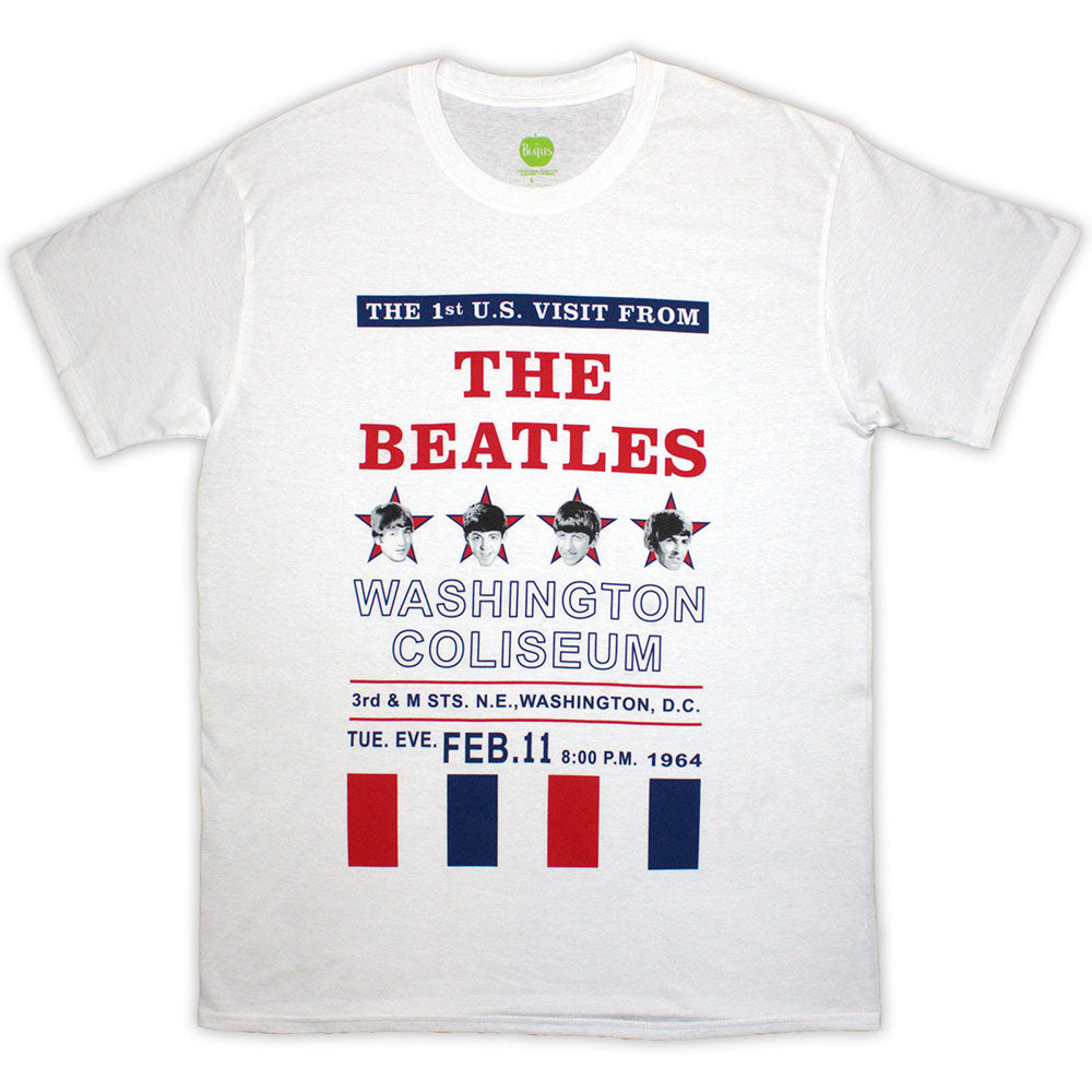 The Beatles - Washington '64 Stars & Stripes White