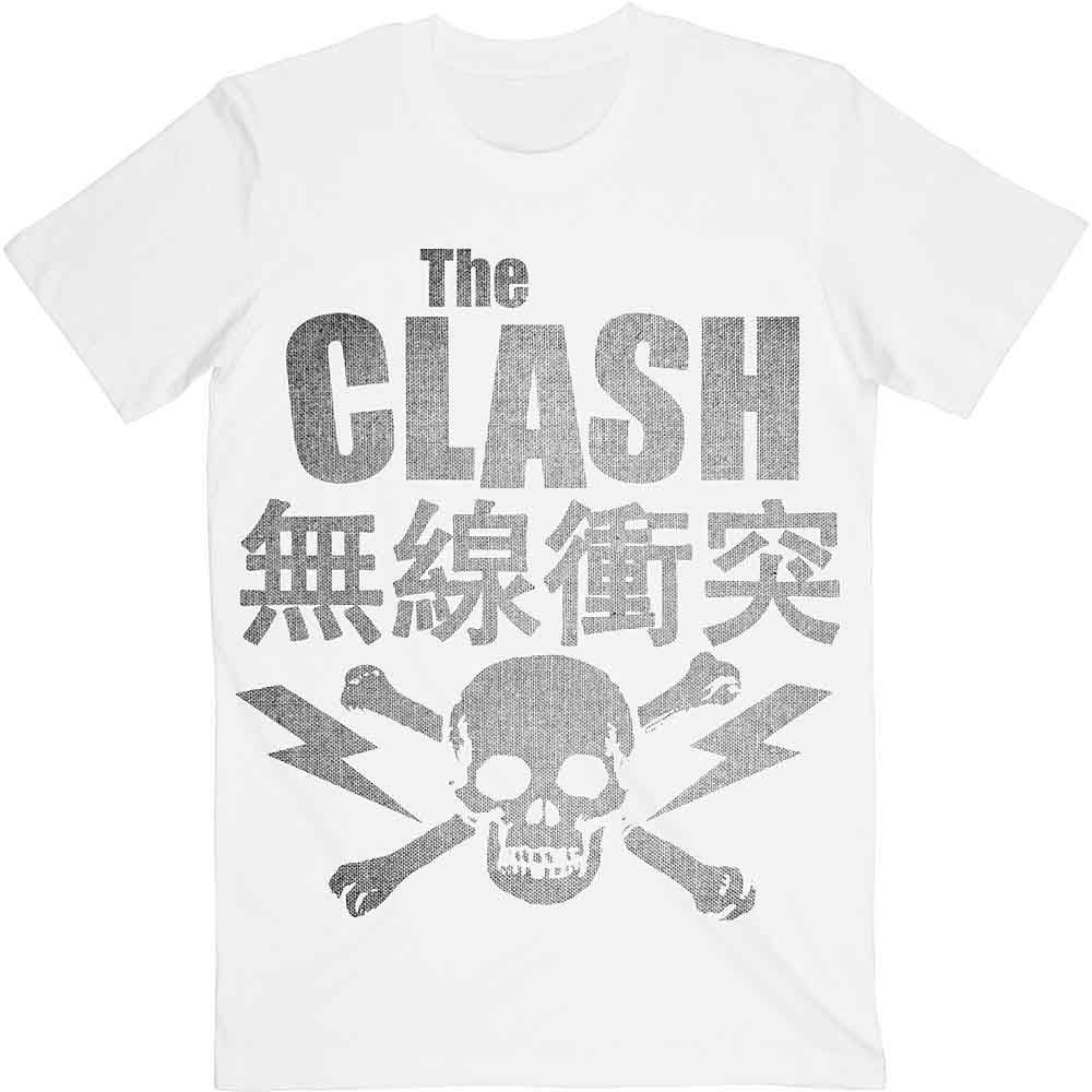The Clash - Skull & Crossbones White