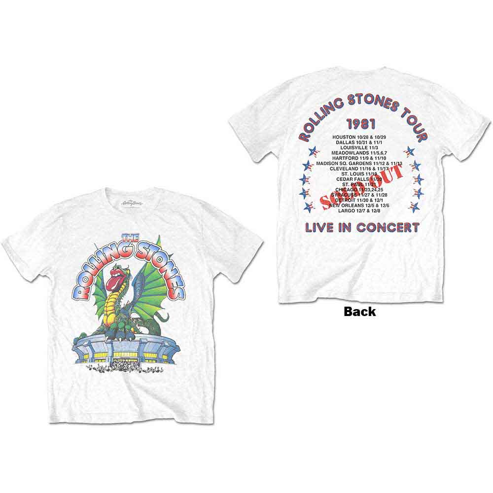 The Rolling Stones - 81 Tour Dragon White